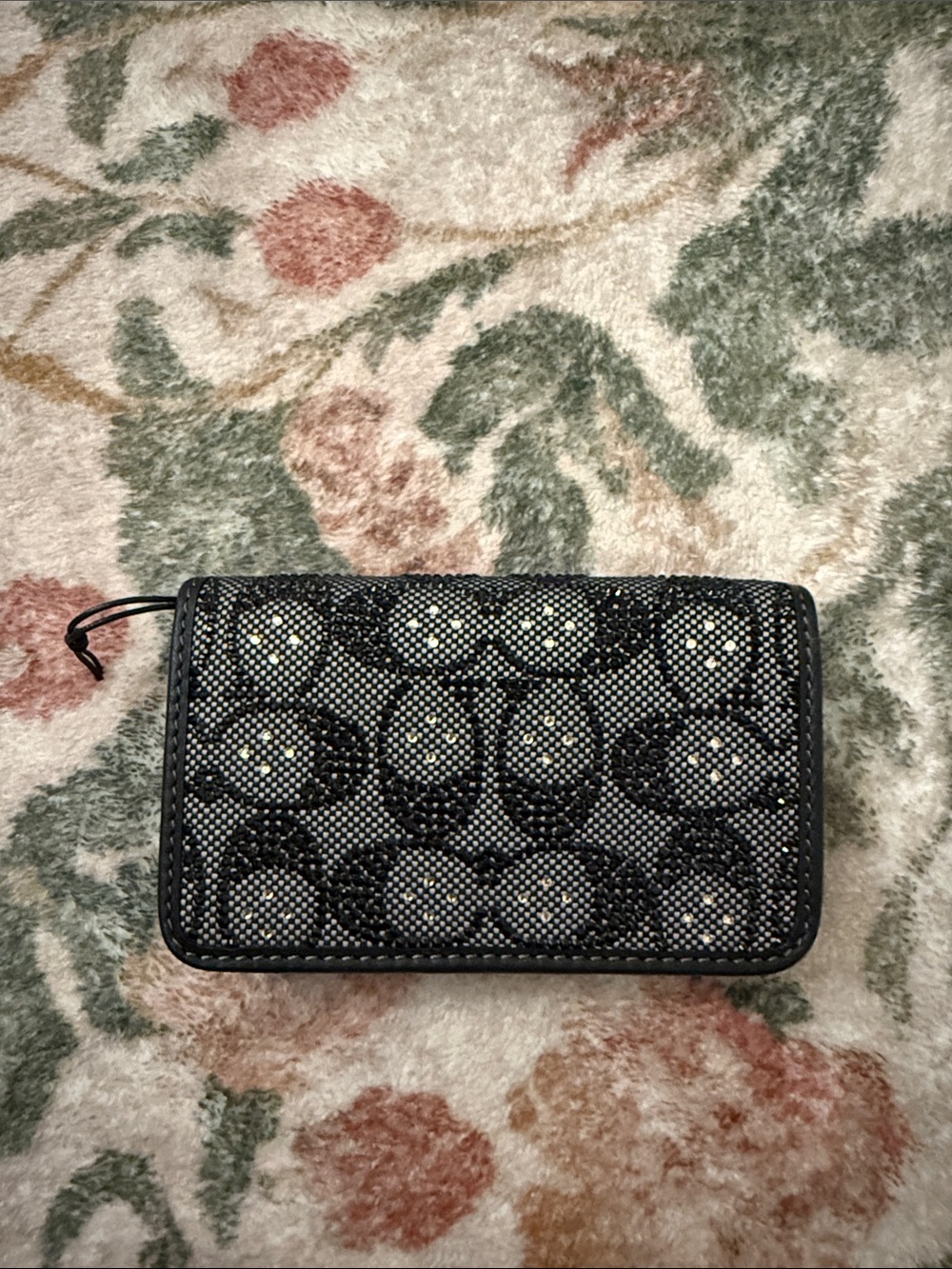 Coach Crystal Black Women’s Zip Wallet